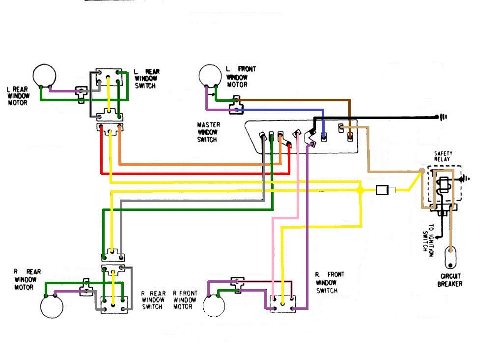 Wiring Diagram For Power Window Switches from www.dodgecharger.com